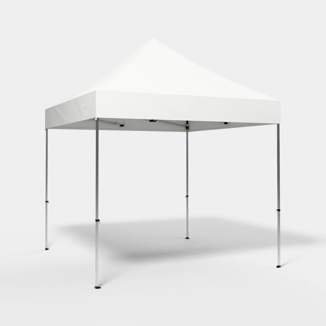 Carpa Plegable 3x3 m, Gama ECO 32mm, Sin laterales, blanco
