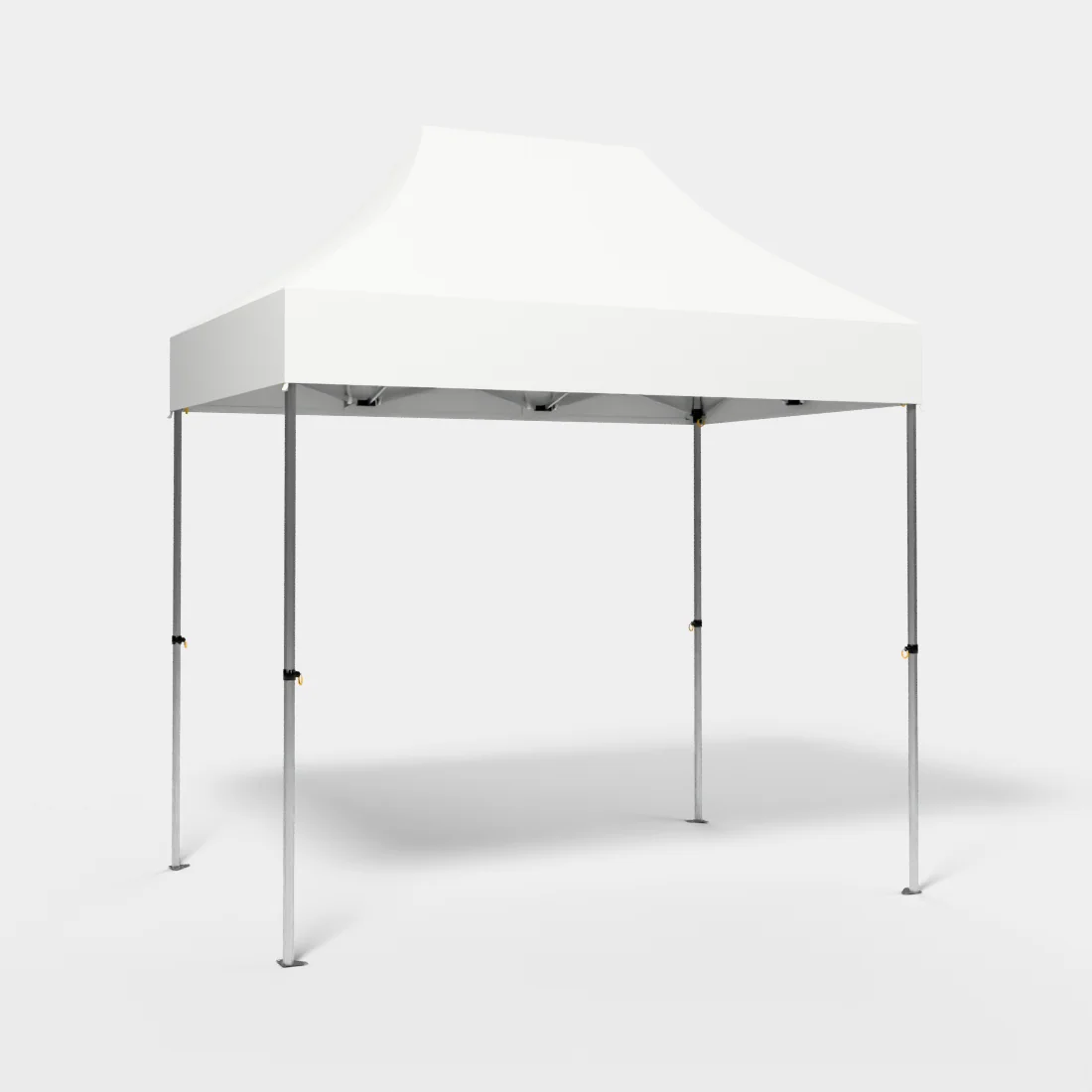Carpa Plegable 3x2 m, Gama PLUS 45mm, Sin laterales, PVC blanco