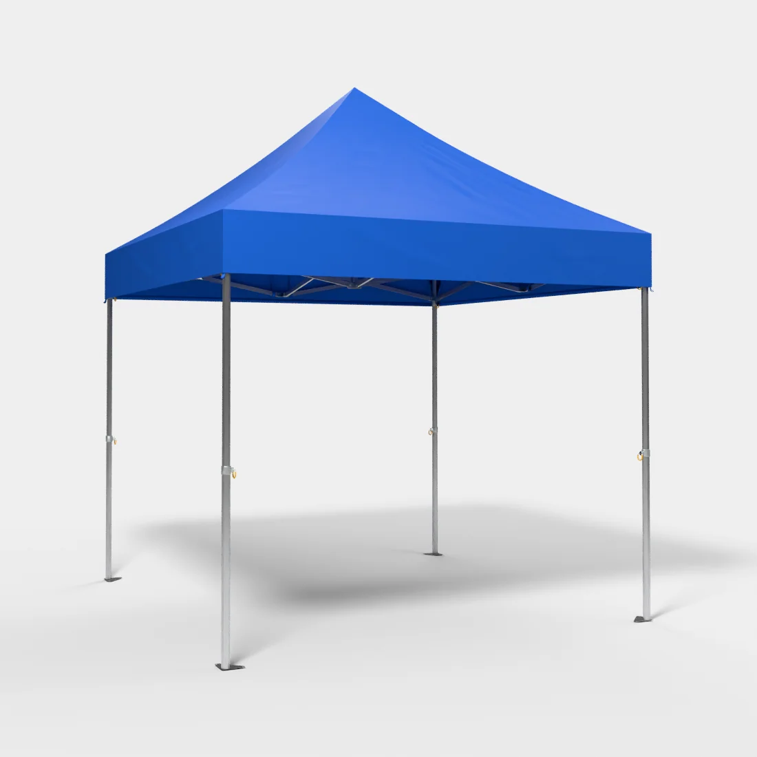 Carpa Plegable 3x3 m, Gama ELITE 57mm, Sin laterales, azul