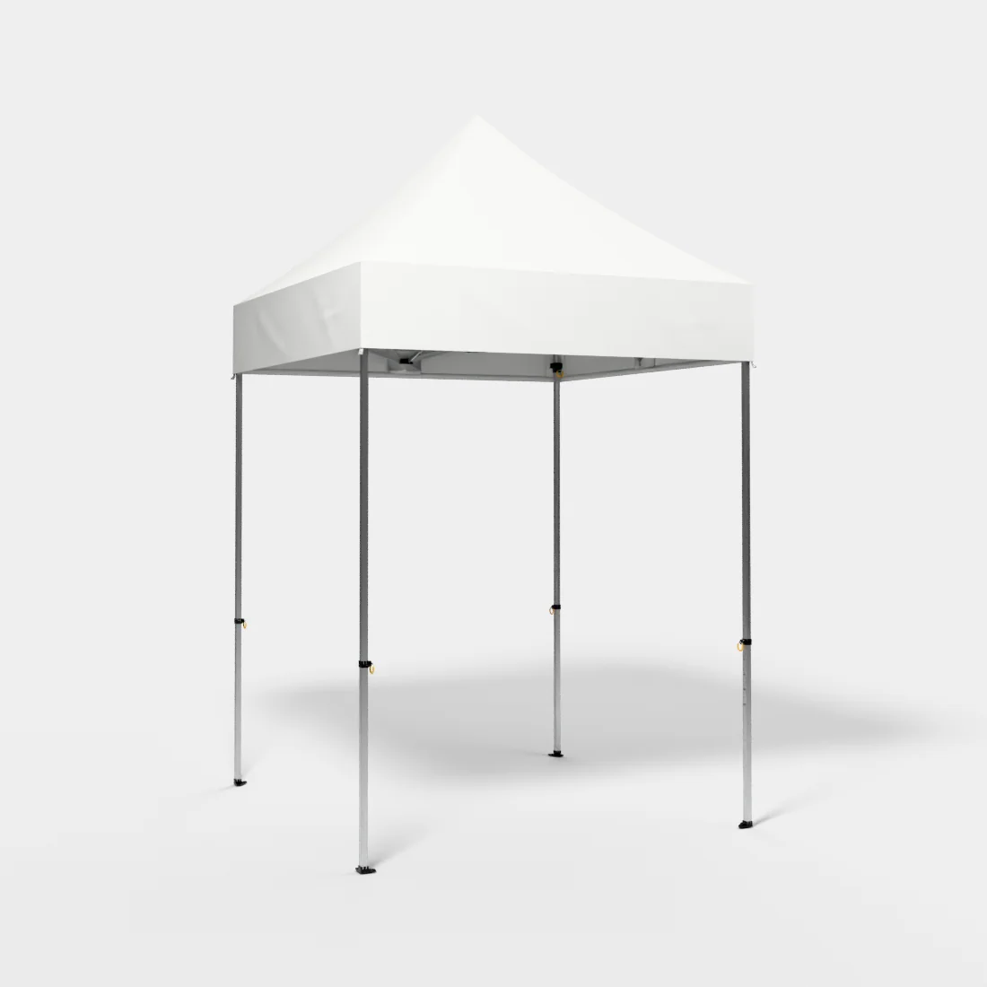 Carpa Plegable 2x2 m, Gama ECO 32mm, Sin laterales, blanco