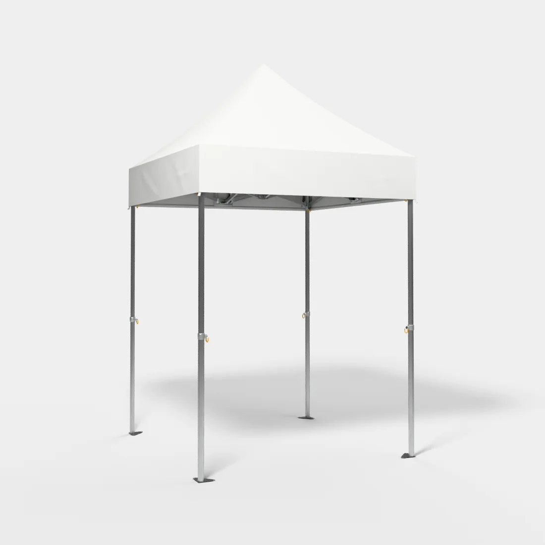 Carpa Plegable 2x2 m, Gama ELITE 57mm, Sin laterales, blanco