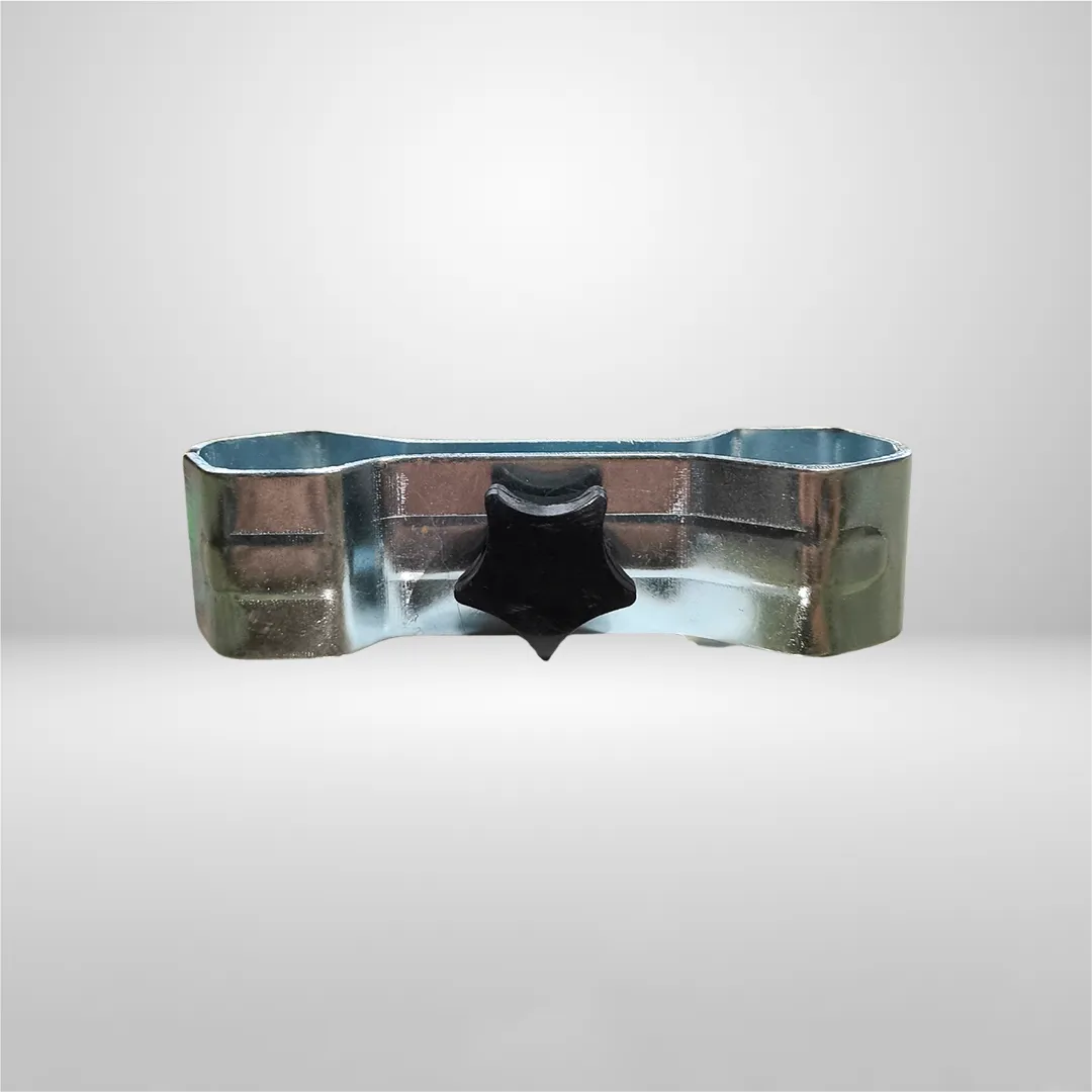 Abrazadera de unión para carpa plegable
