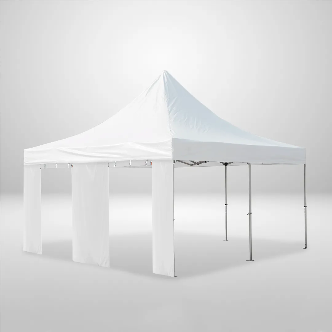 Cortina lateral de PVC de 520 g/m² para carpa plegable