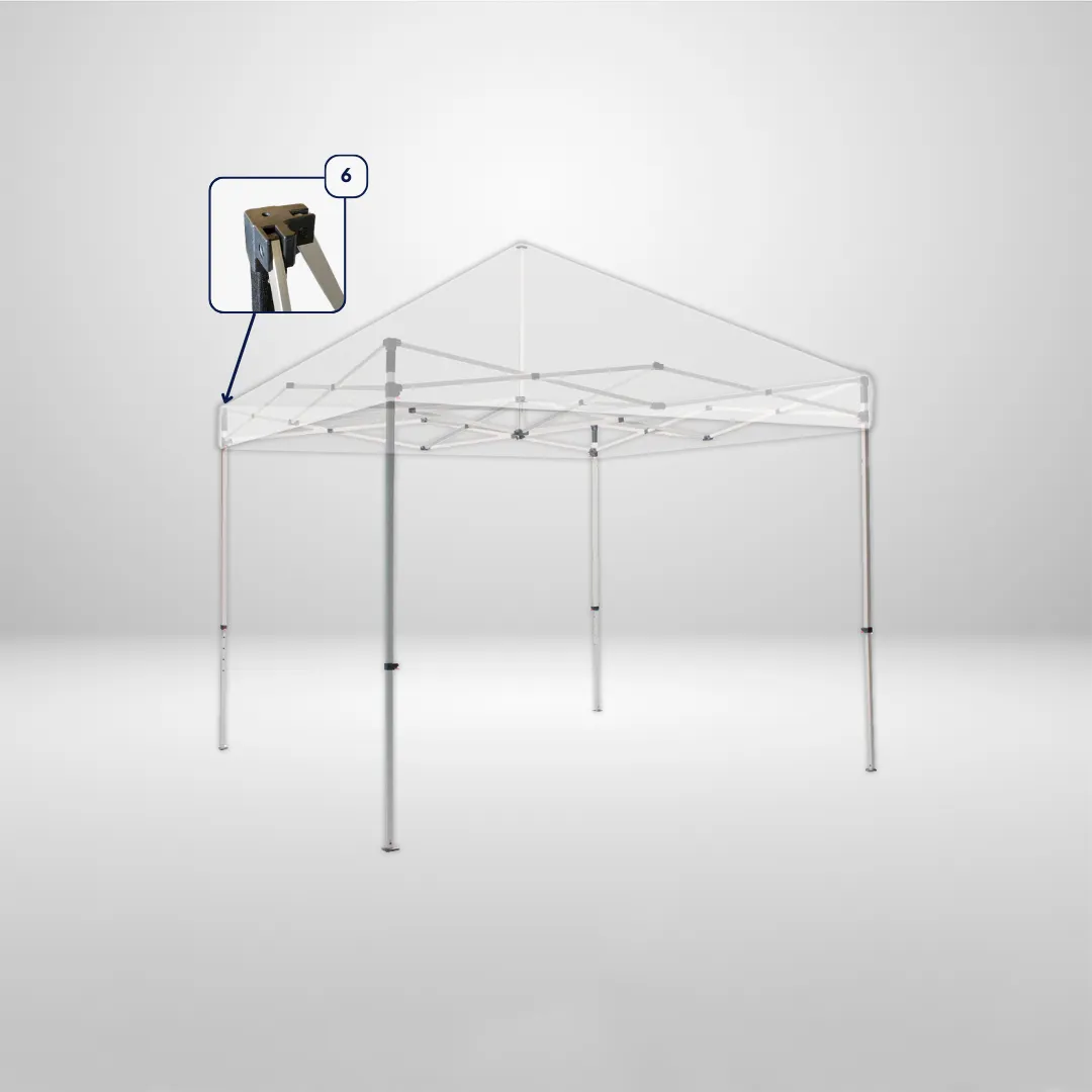 Pieza de repuesto Nº 6 para carpa plegable - Gama ECO