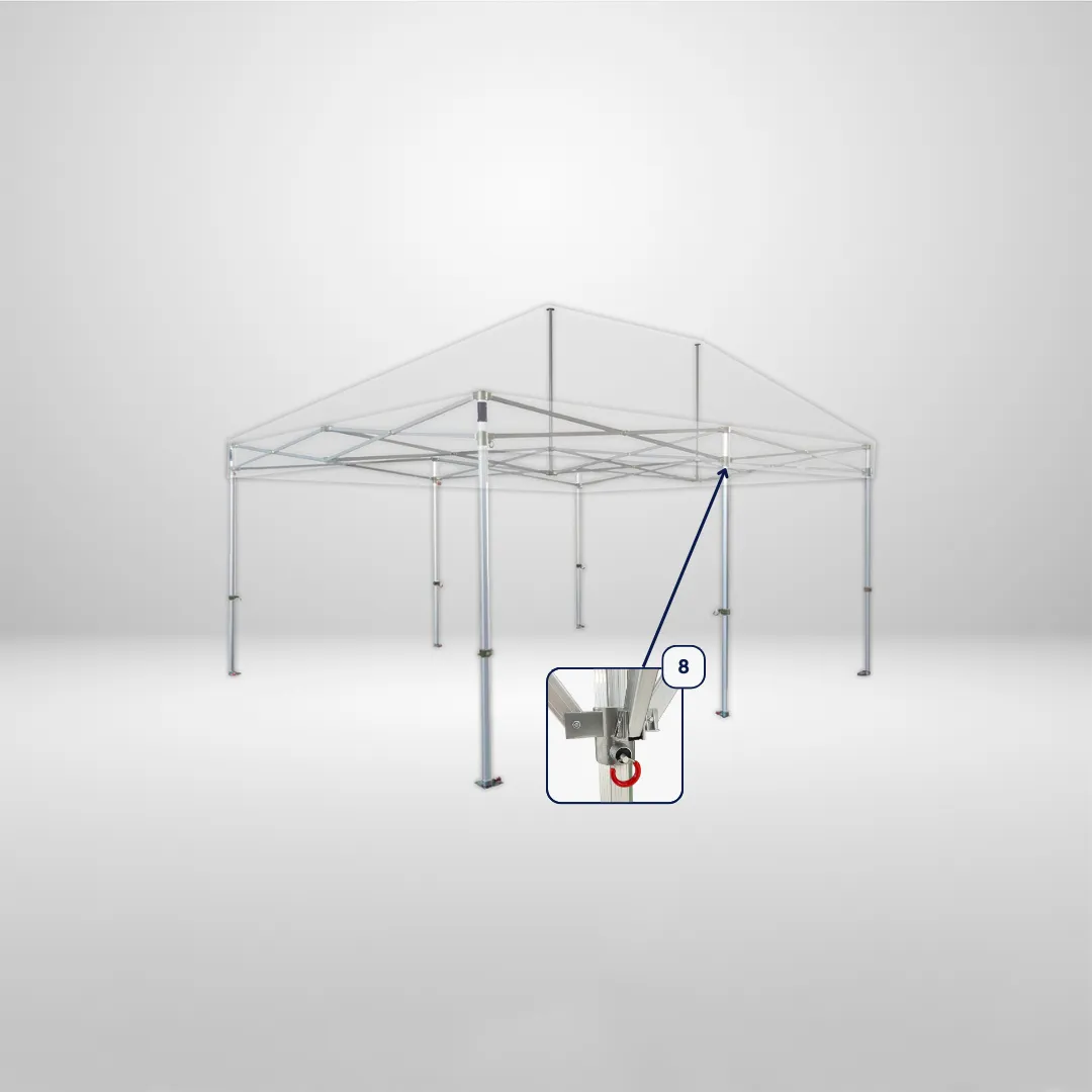 Pieza de repuesto Nº 8 para carpa plegable - Gama ELITE