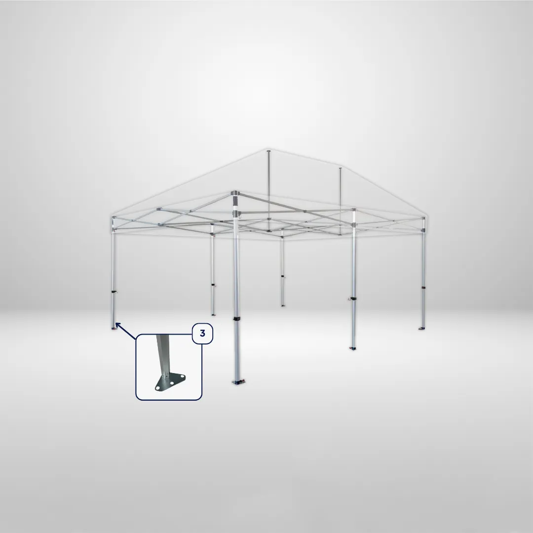 Pieza de repuesto Nº 3 para carpa plegable - Gama PLUS