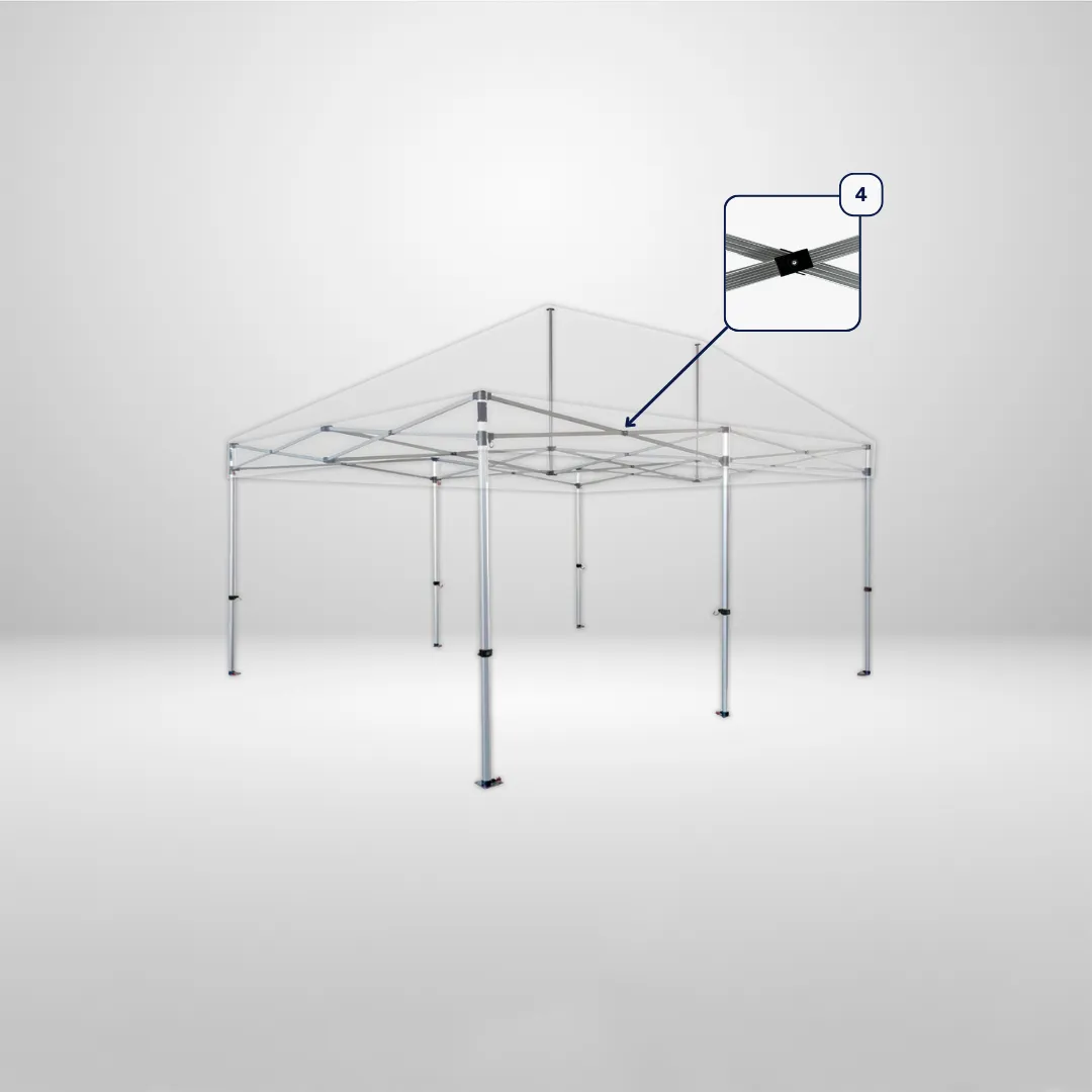 Pieza de repuesto Nº 4 para carpa plegable - Gama PLUS