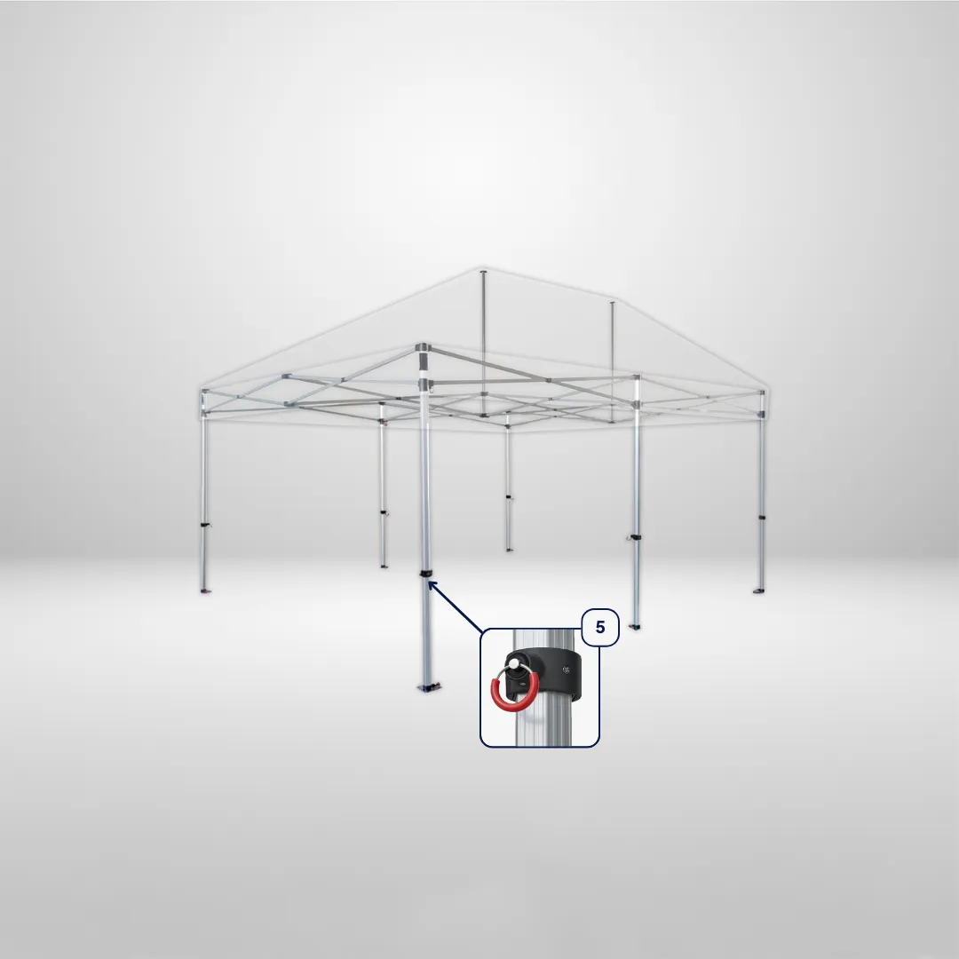 Pieza de repuesto Nº 5 para carpa plegable - Gama PLUS