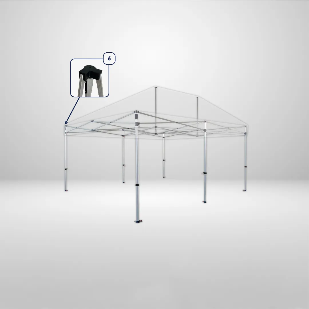 Pieza de repuesto Nº 6 para carpa plegable - Gama PLUS