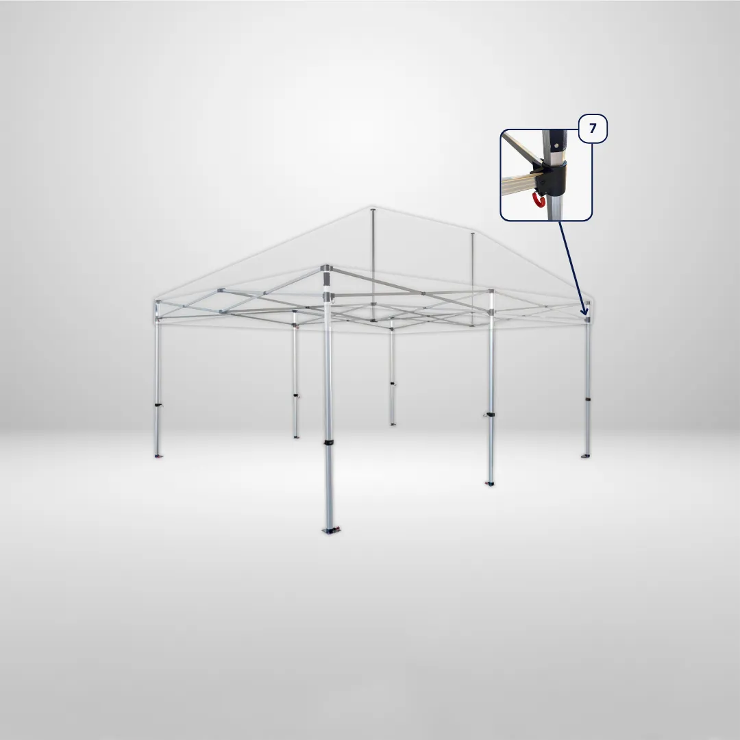 Pieza de repuesto Nº 7 para carpa plegable - Gama PLUS