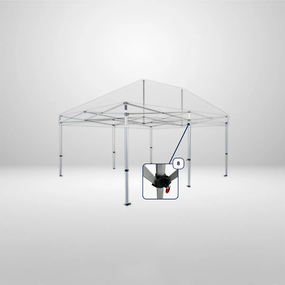 Pieza de repuesto Nº 8 para carpa plegable - Gama PLUS