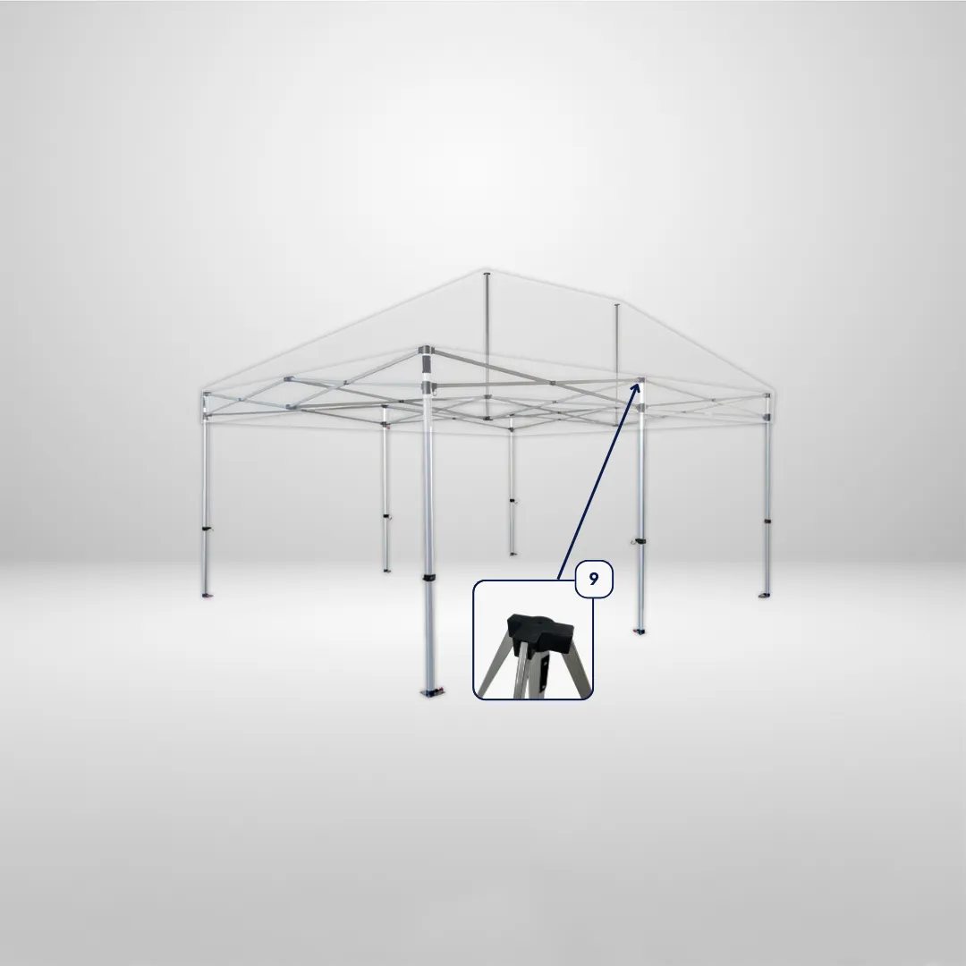 Pieza de repuesto Nº 9 para carpa plegable - Gama PLUS