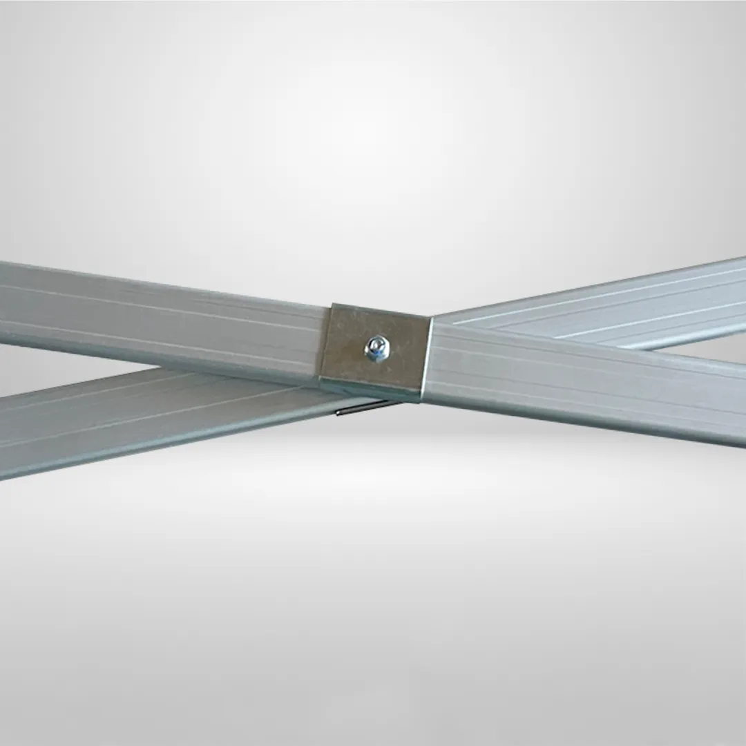 Carpa Plegable 3x3 m, Gama ELITE 57mm, Sin laterales, blanco