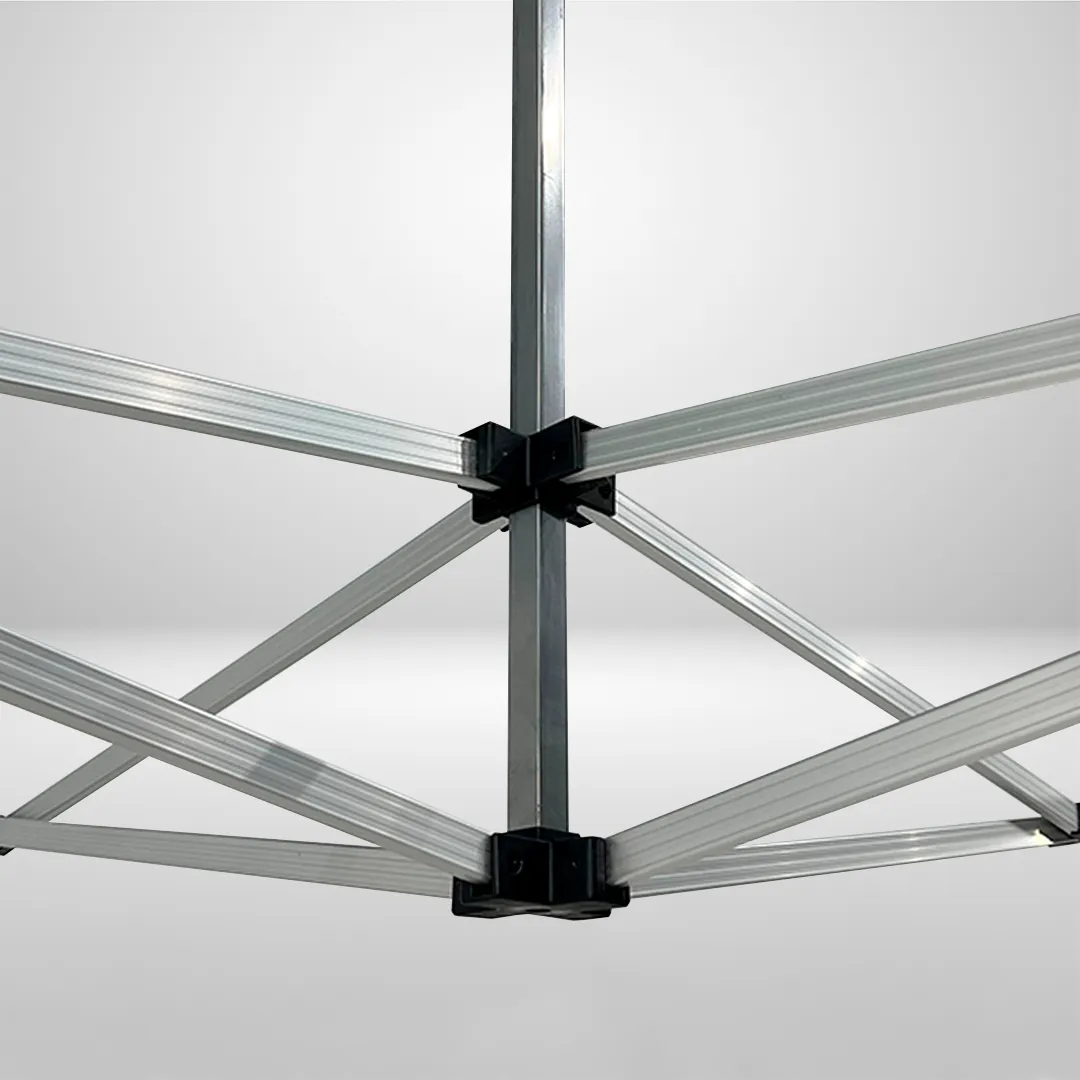 Carpa Plegable 3x3 m, Gama PLUS 45mm, Sin laterales, azul